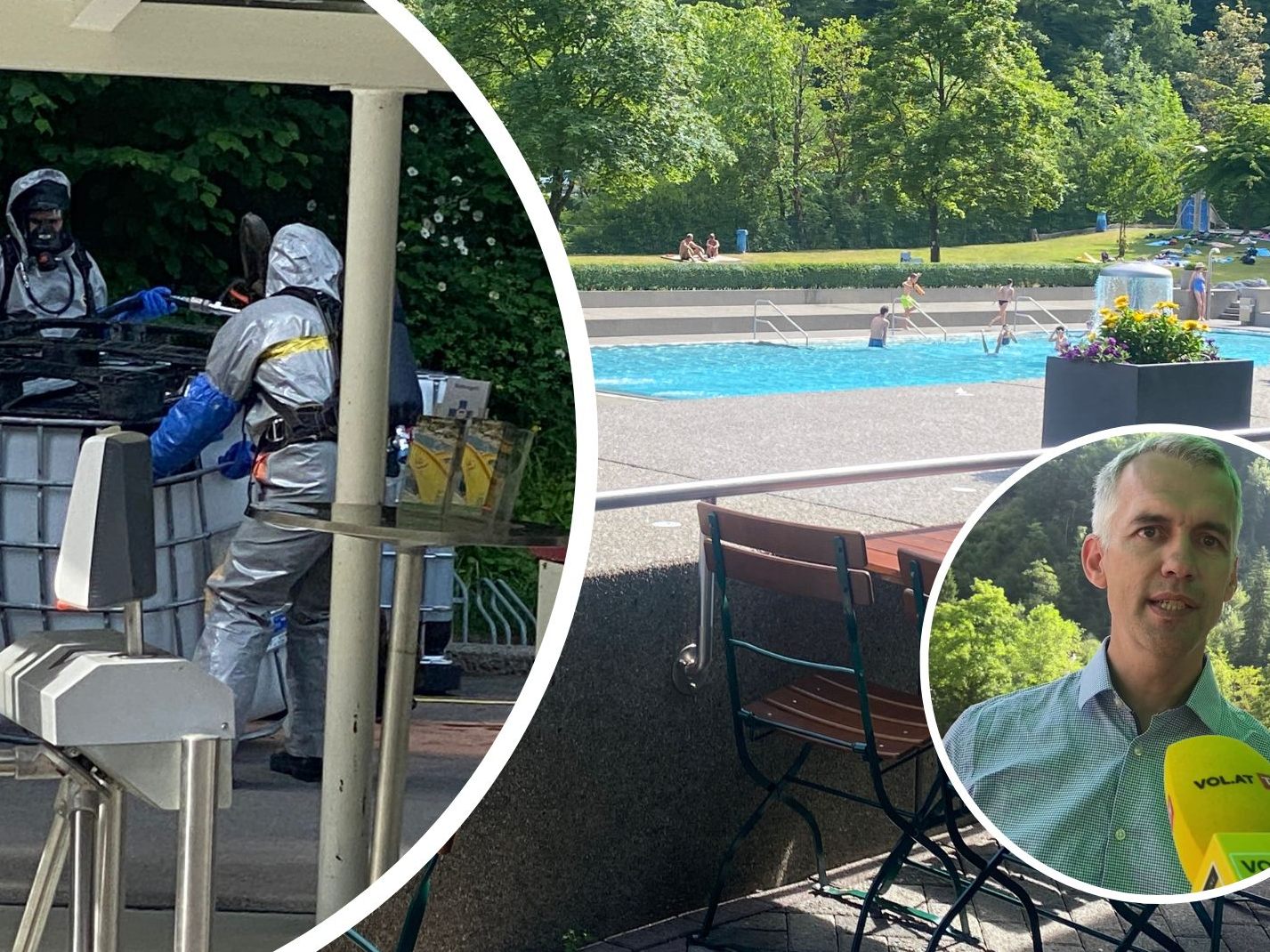 Beim Waldbad Enz kam es zu einem Feuerwehreinsatz.