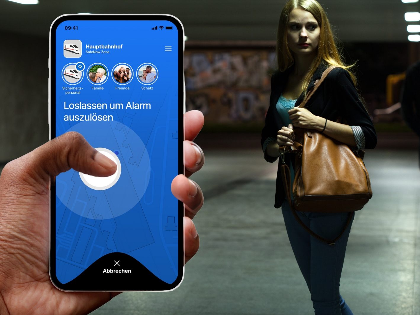 Neue App soll für Sicherheit sorgen. Neue App soll für Sicherheit sorgen.