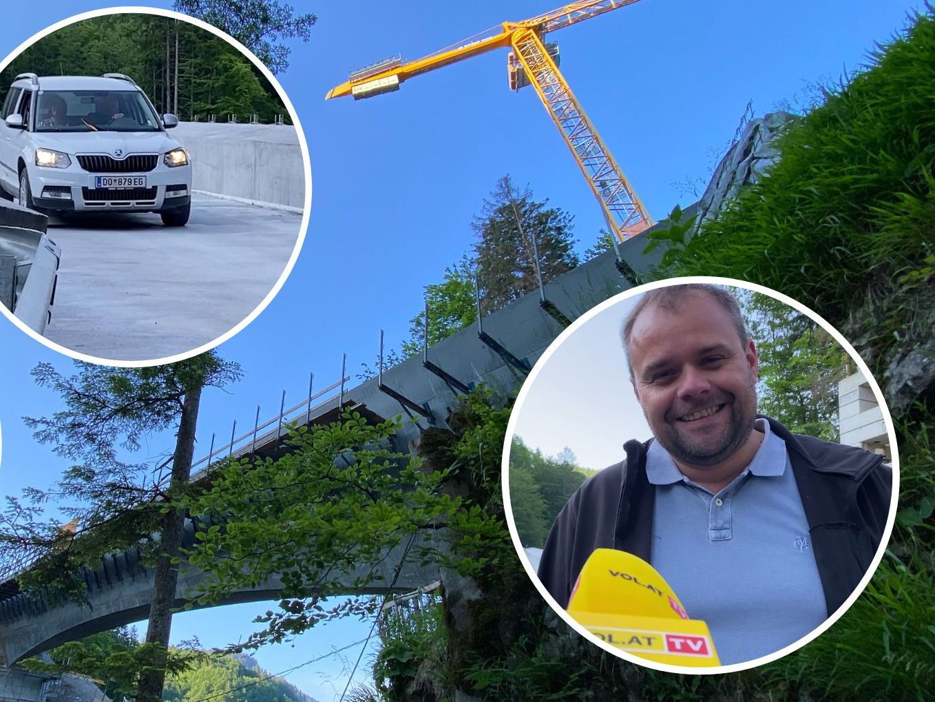 Seit Freitagvormittag darf über die Rappenlochbrücke gefahren werden.