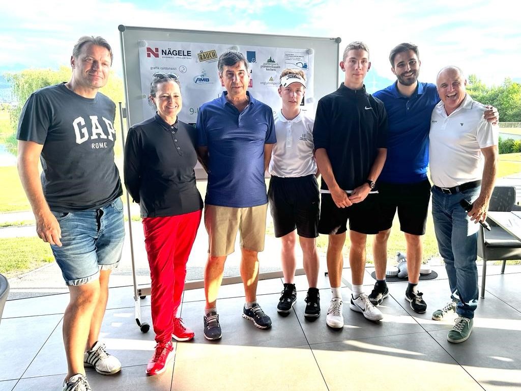 Hannes Fehr, Erika Liepert, Christoph Kummer, Tim Walch, Max Lins, Robin Forster und Manfred Ganahl.
