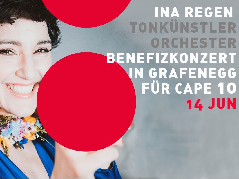 Ein Benefizkontert von Ina Regen am 14. Juni in Grafenegg.