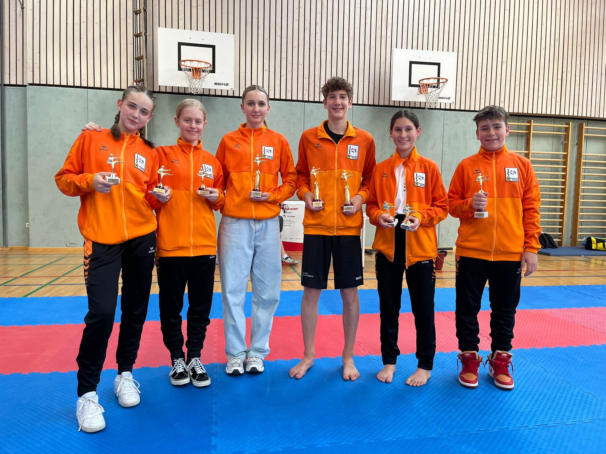 Lena, Lara, Jana, Lorenz, Emilia und Felix