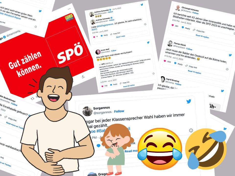 Unglaubliche Wahlpanne bei der SPÖ - das Netz lacht.