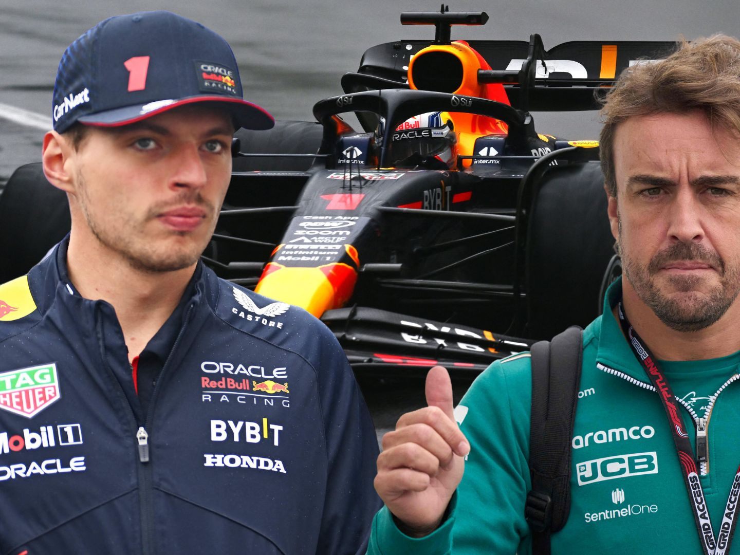 Verstappen und Alonso starten aus der ersten Startreihe Verstappen und Alonso starten aus der ersten Startreihe