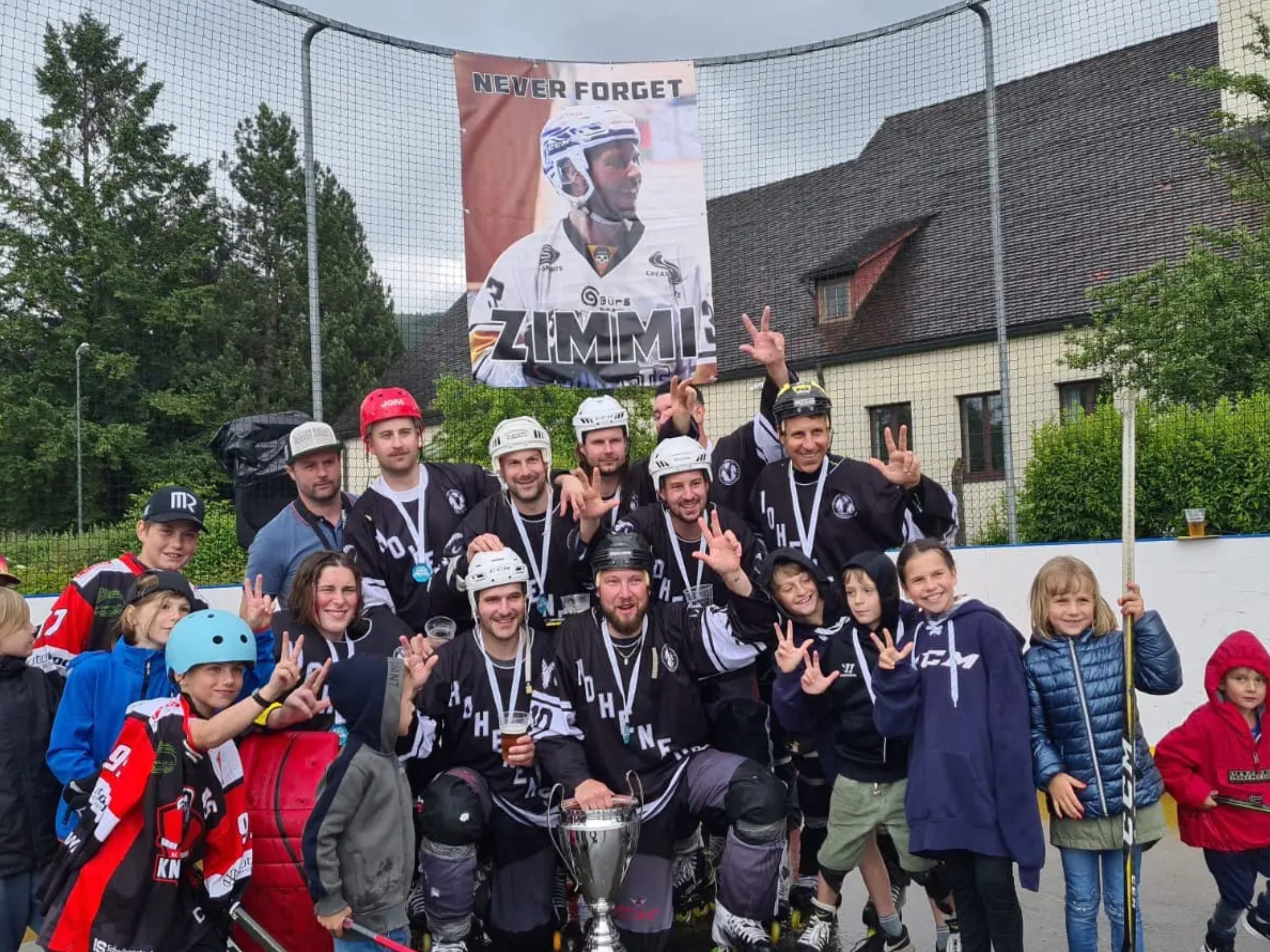 Das Team des SC Hohenems geht als Titelverteidiger in den Ball Inline-Cup 2023