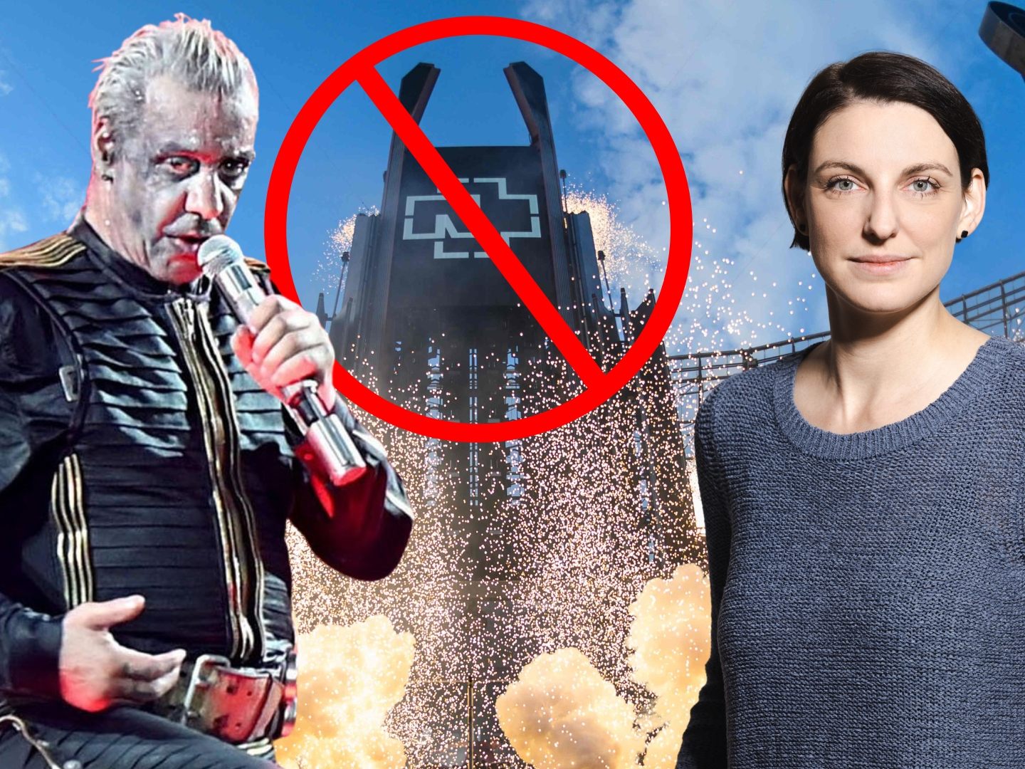 Die Grünen wollen Rammstein-Konzerte verbieten.