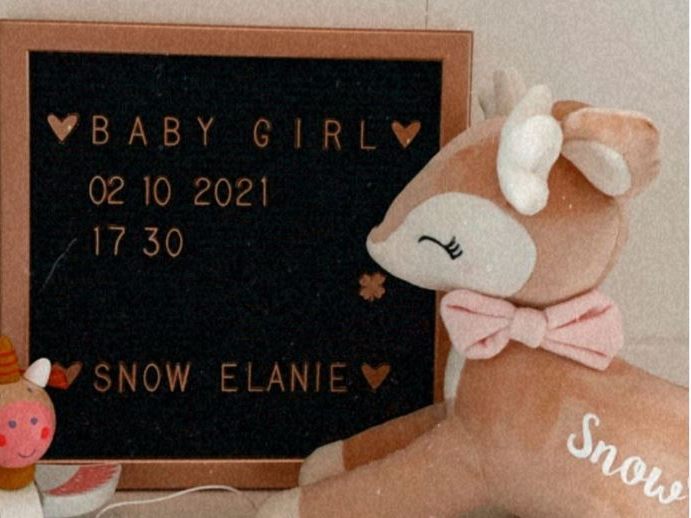 Die Tochter von Jimi Blue Ochsenknecht und Yeliz Koc heißt "Snow Elanie".
