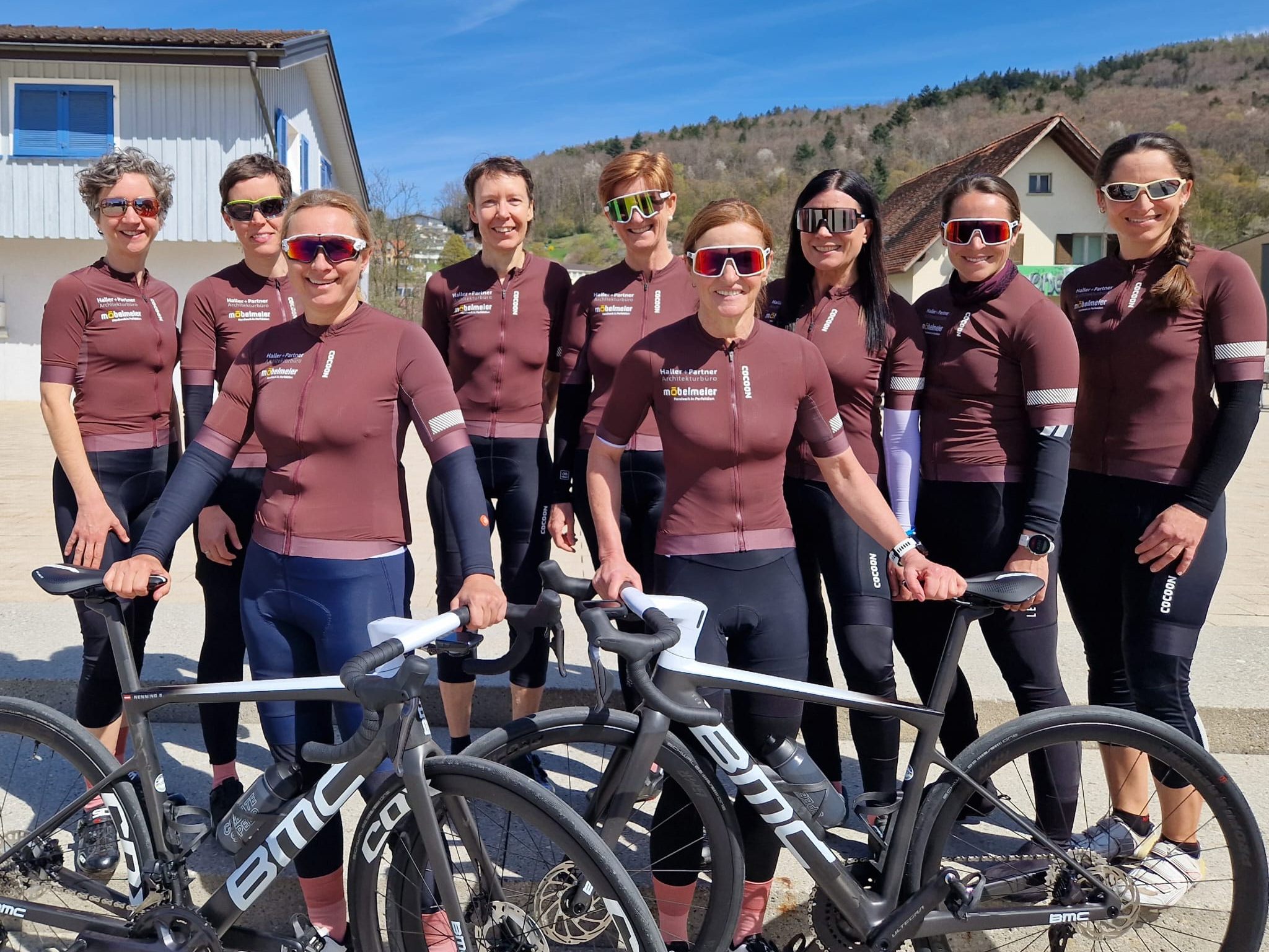 Rankweiler Women Cycling Team mit neuem Trikot. Rankweiler Women Cycling Team mit neuem Trikot.