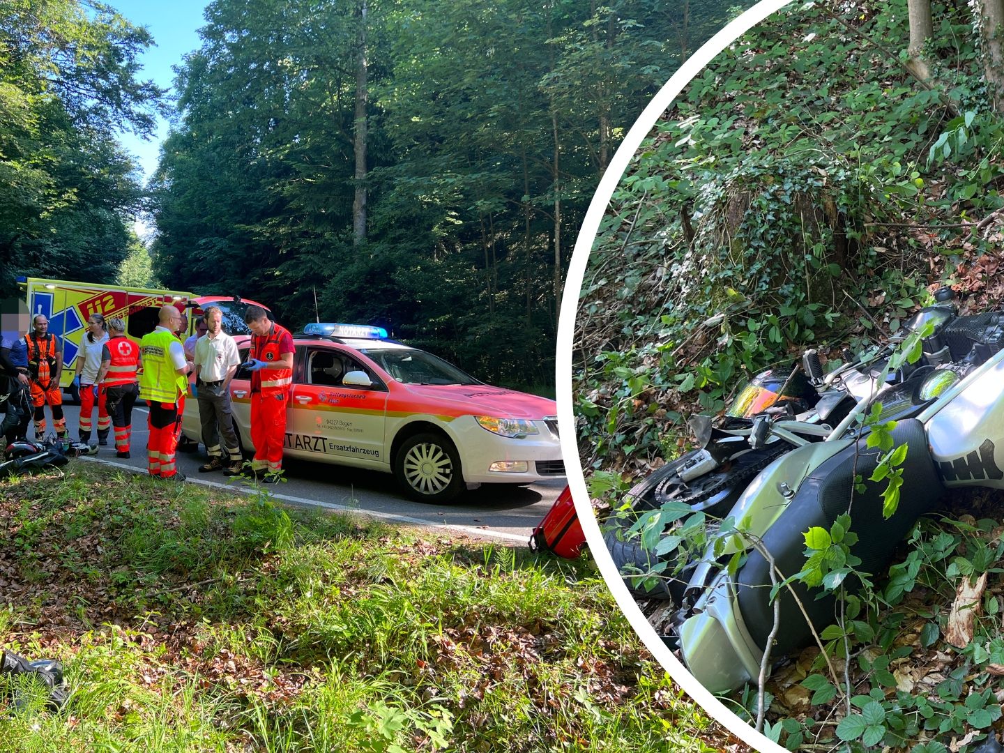Schwerer Unfall in Niederstaufen.