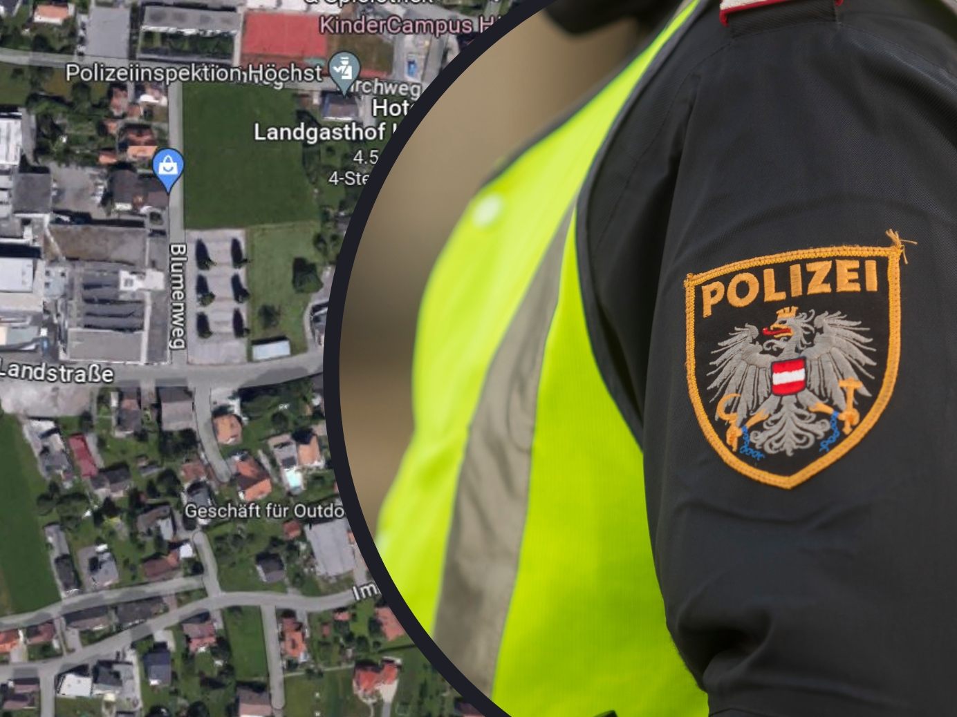 Drei Personen wurden bei einem Unfall in Höchst verletzt. Drei Personen wurden bei einem Unfall in Höchst verletzt.