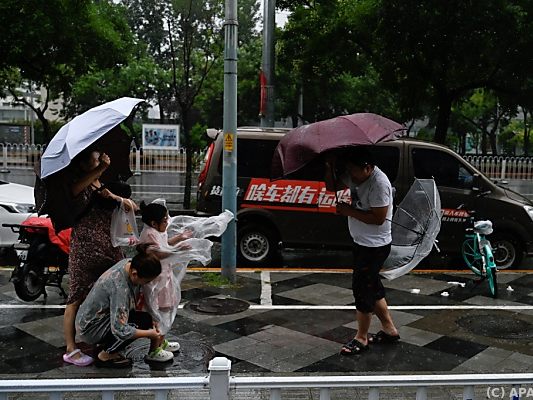 Sorge vor der Ankunft eines Taifuns in China Sorge vor der Ankunft eines Taifuns in China