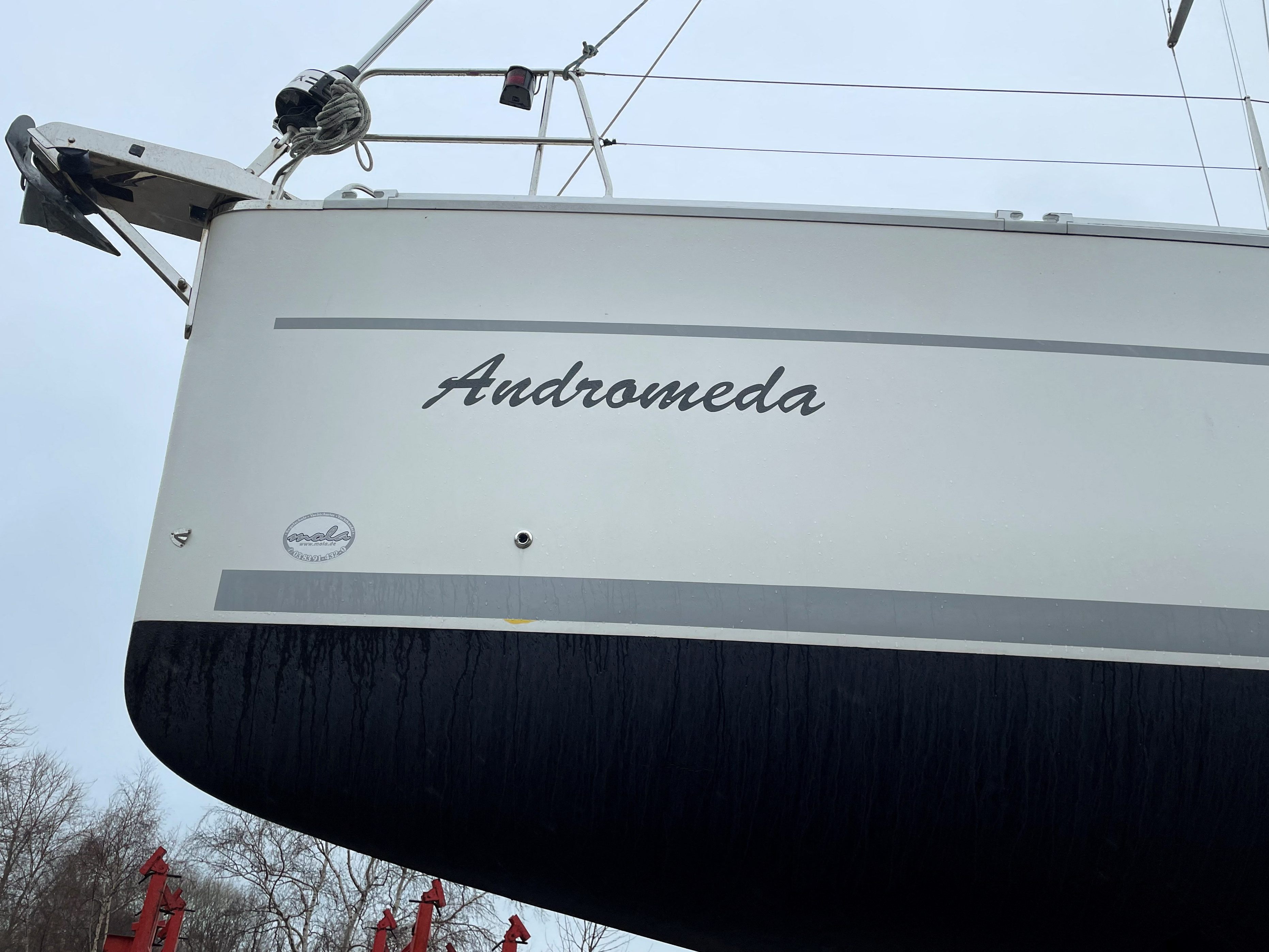 Ermittler haben Sprengstoff an der Yacht "Andromeda" gefunden.