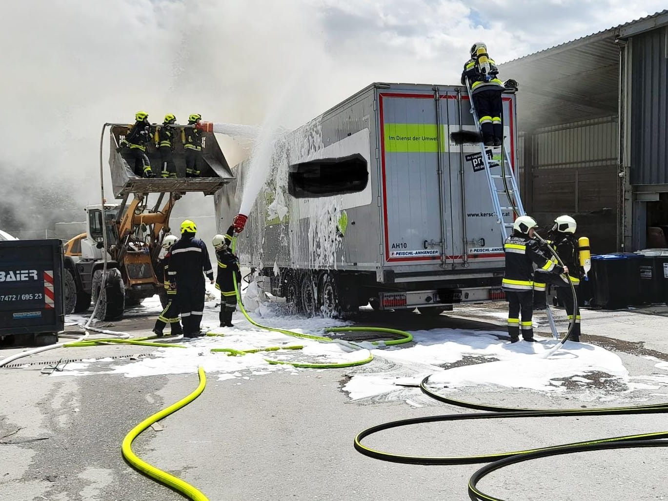 Die Flammen konnten rasch gelöscht werden.