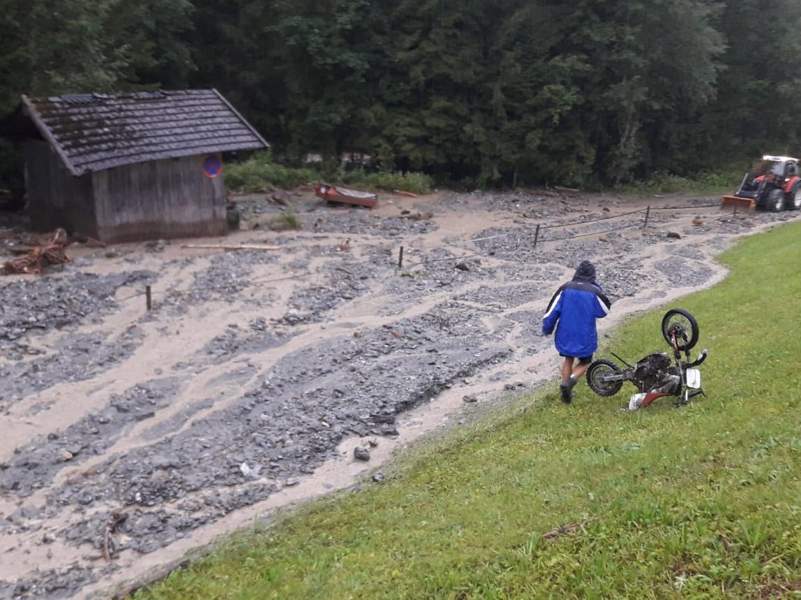 Unwetter sorgten in Tirol vereinzelt für Schäden. Unwetter sorgten in Tirol vereinzelt für Schäden.