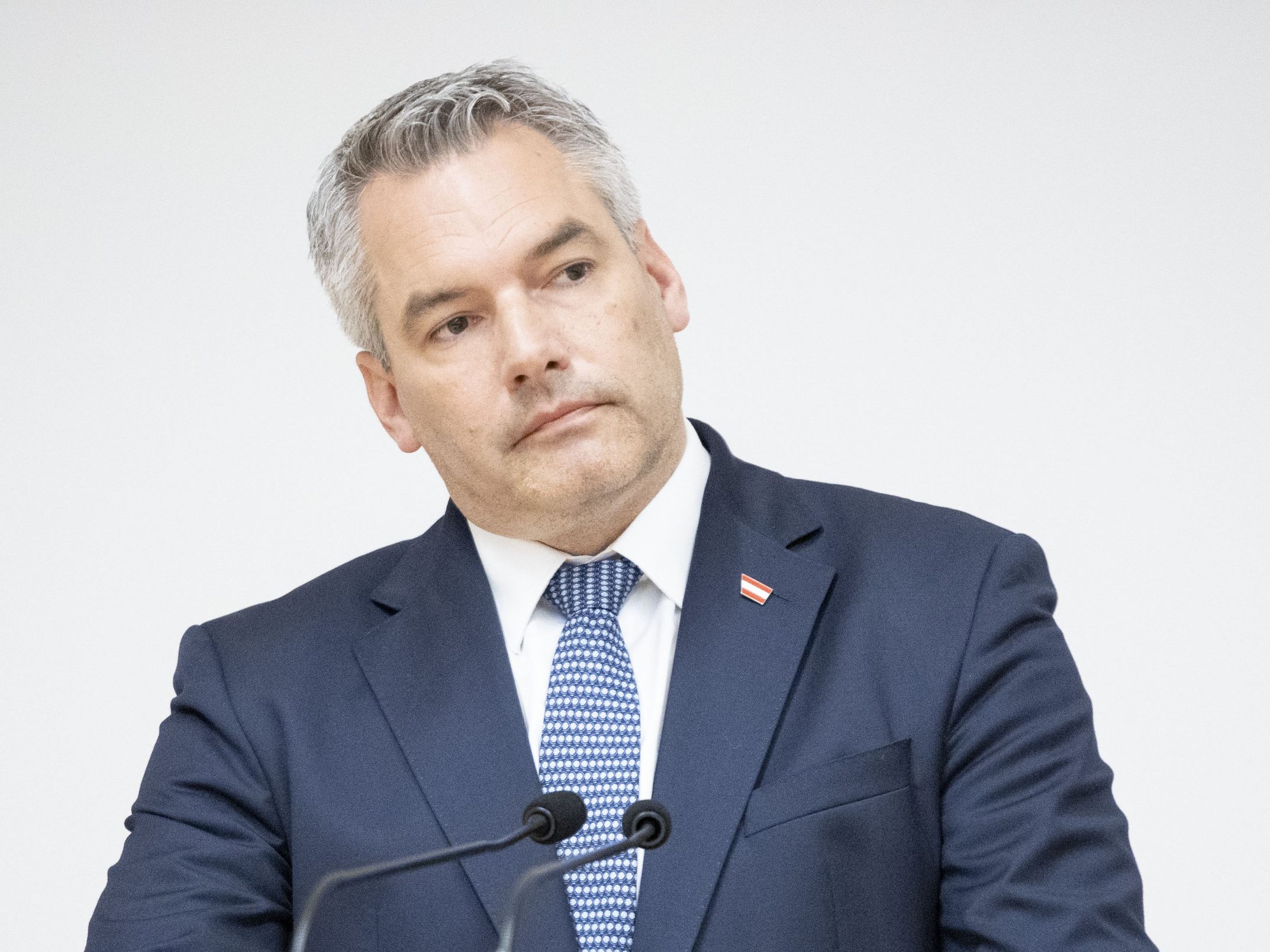 Kanzler Nehammer geht wieder auf Tour. Kanzler Nehammer geht wieder auf Tour.