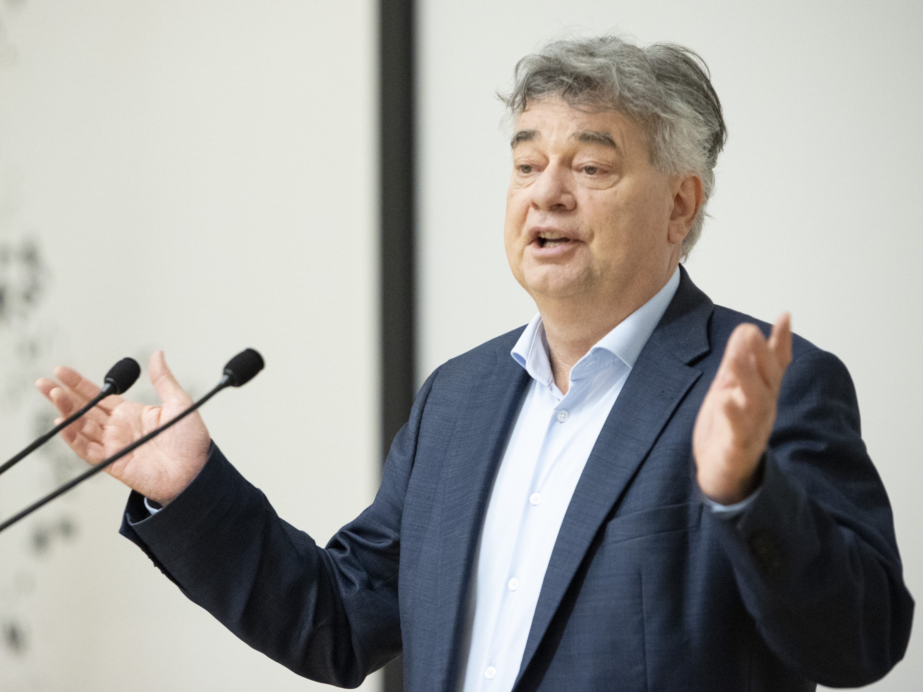Vizekanzler Werner Kogler (Grüne) hält Mikl-Leitners "Normalen"-Bezüge für "präfaschistoid".