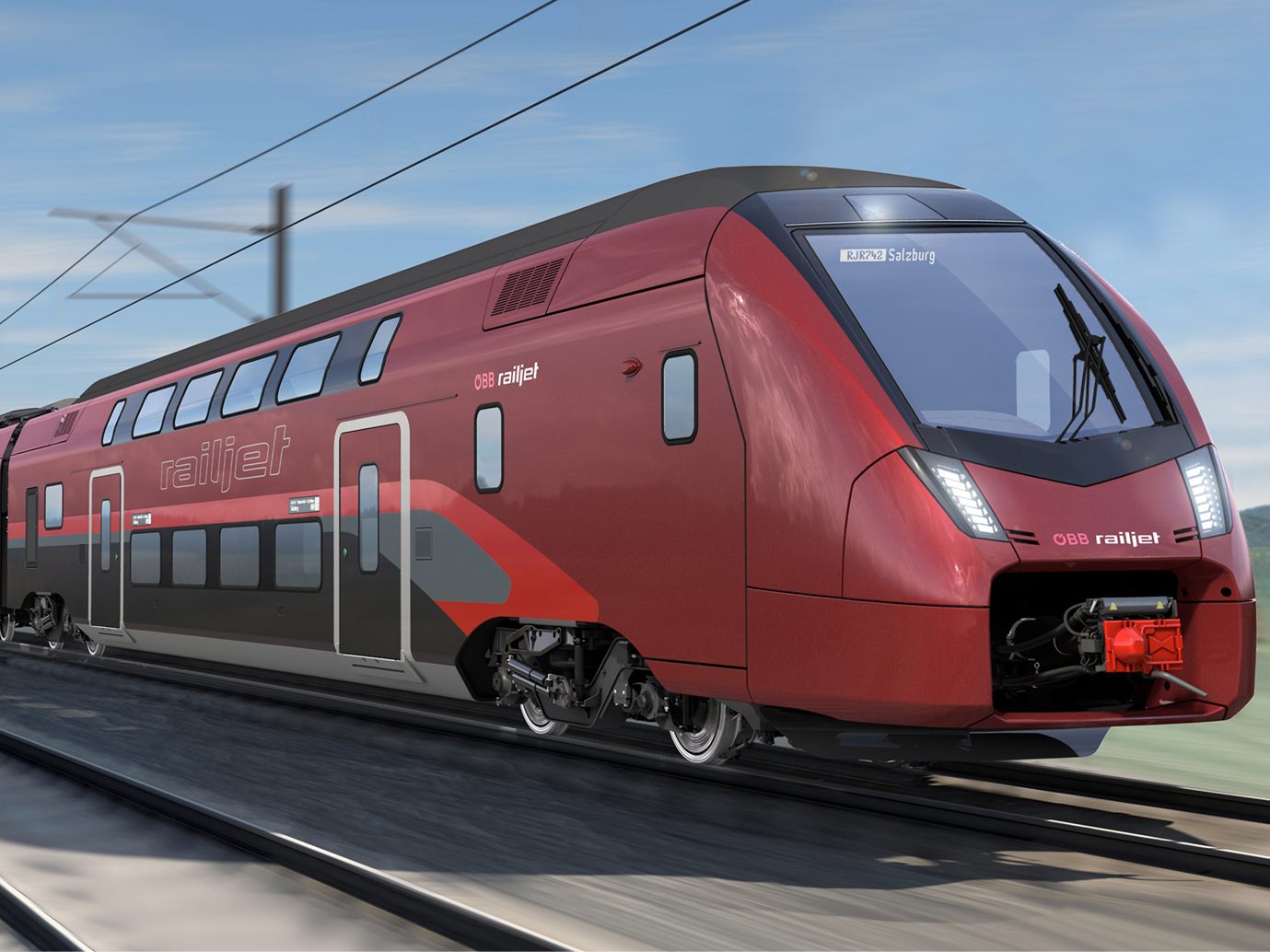 Ab dem Frühjahr 2026 werden bei der ÖBB Railjet-Doppelstockzüge eingesetzt.