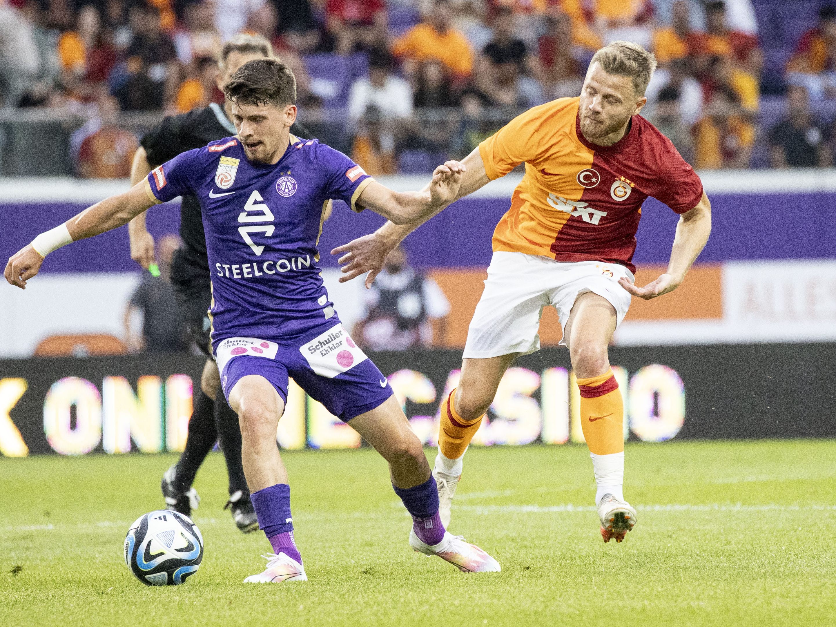 Wiener Austria spielte gegen Galatasaray.