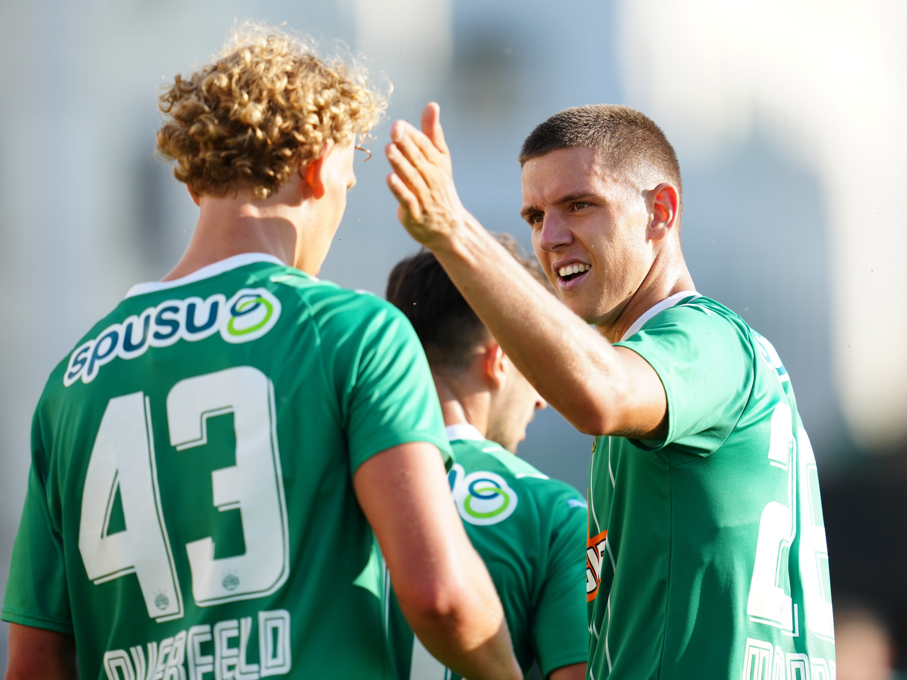 Rapid jubelte im ÖFB-Cup gegen Donaufeld.