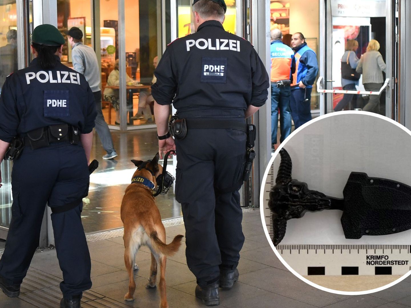Am Pratertern kam es zu einer Bedrohung mit einem Messer.