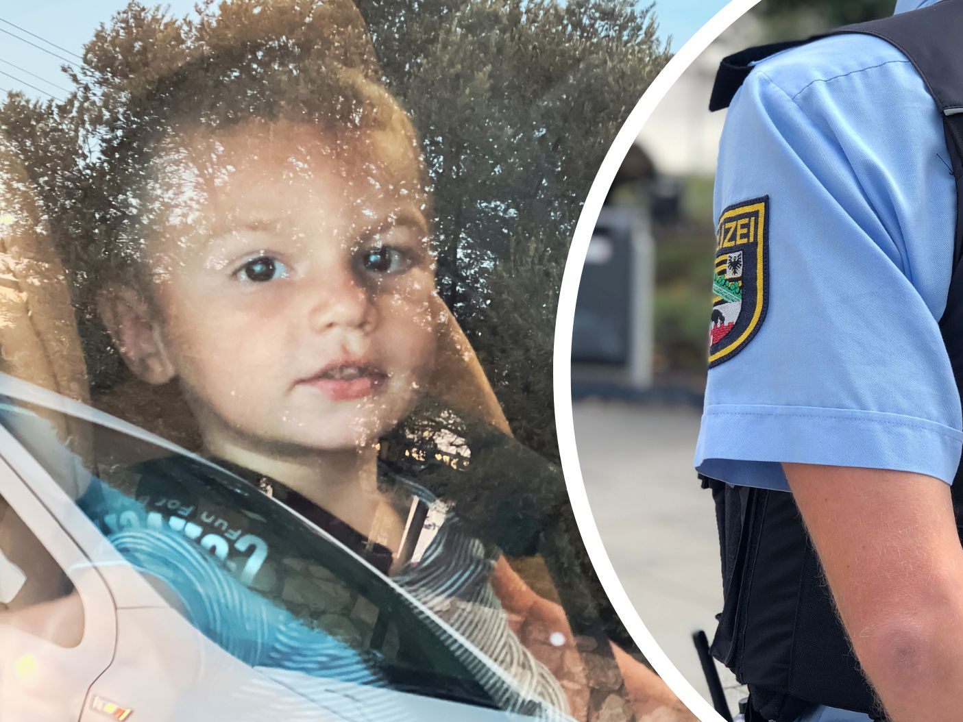 Die Wiener Polizei musste die Seitenscheiben zweier Autos einschlagen um ein Baby beziehungsweise zwei Kleinkinder aus den überhitzten Fahrzeugen zu retten.