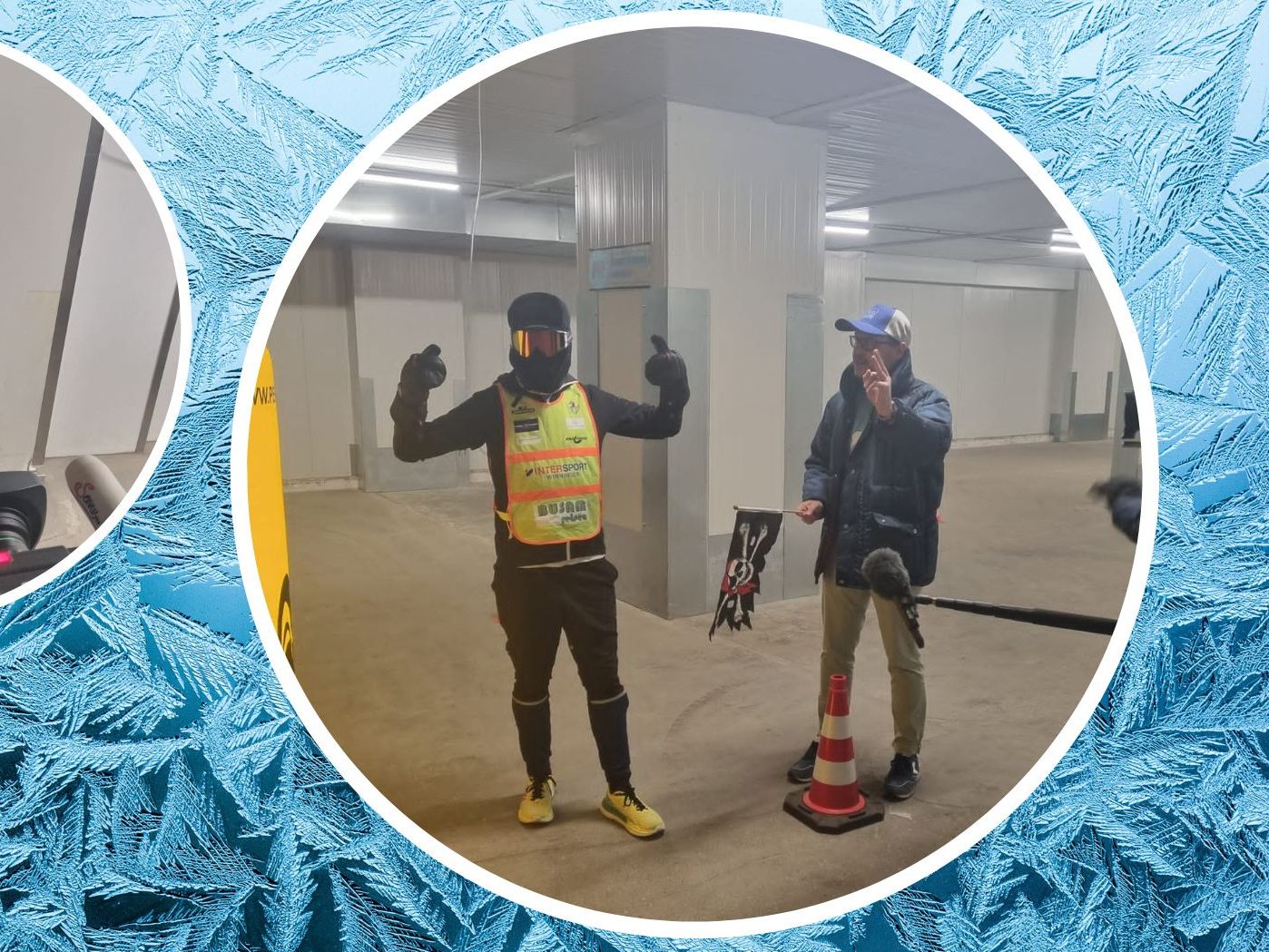 Extremsportler Rainer Predl läuft bei minus 27 Grad in der Eishalle der Wiener Eisfabriken einen Sommer-Marathon. Extremsportler Rainer Predl läuft bei minus 27 Grad in der Eishalle der Wiener Eisfabriken einen Sommer-Marathon.