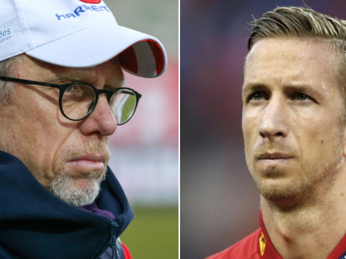 Stöger und Janko sehen Rapid und die Austria im Hintertreffen. Stöger und Janko sehen Rapid und die Austria im Hintertreffen.
