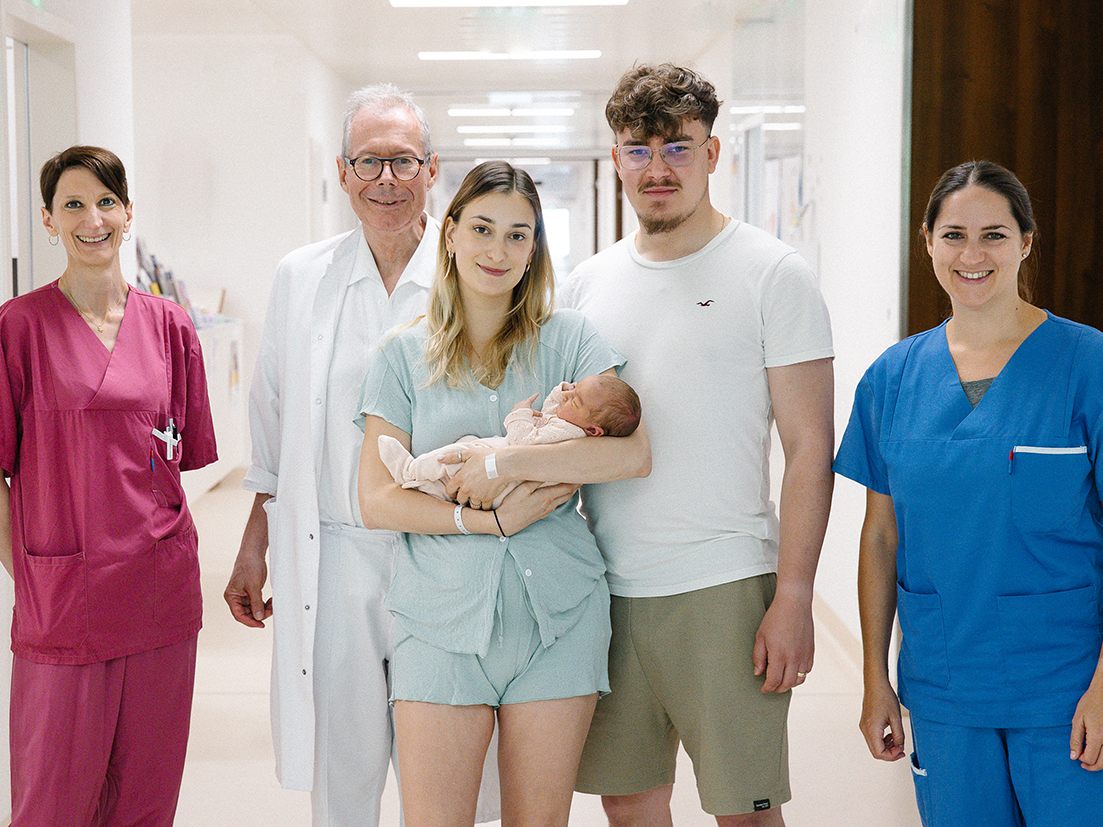 Das 100.000. entbundene Baby im Wiener St. Josef Krankenhaus ist ein Mädchen.