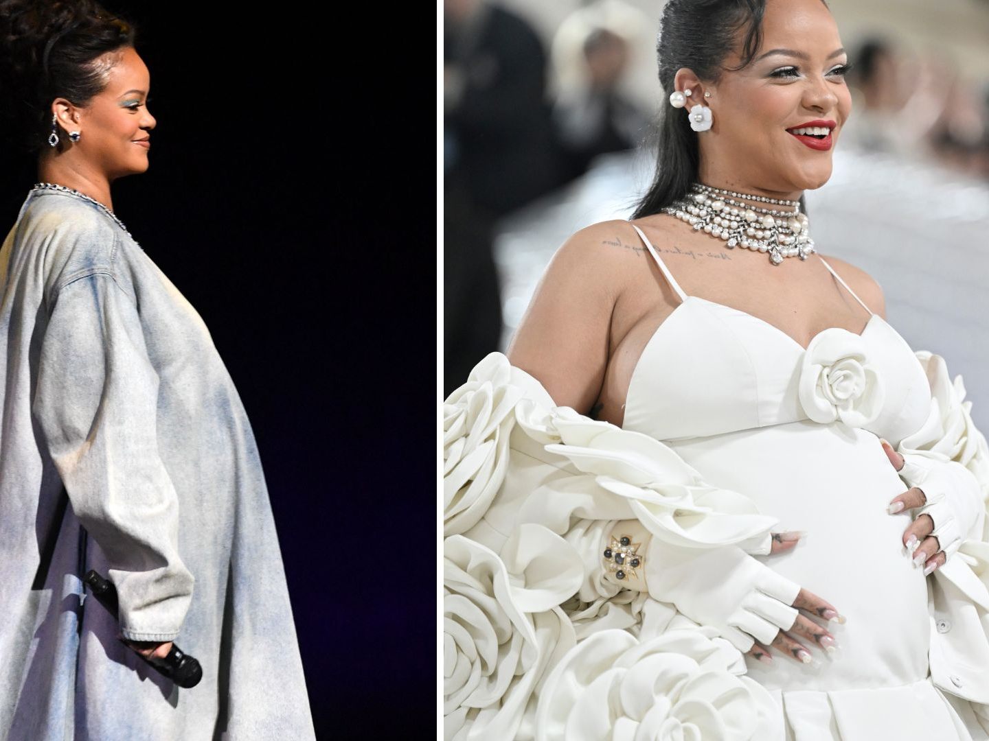 Rihannas Babybauch war schon vor einem Monat sehr groß - kommt das Baby schon bald? Rihannas Babybauch war schon vor einem Monat sehr groß - kommt das Baby schon bald?