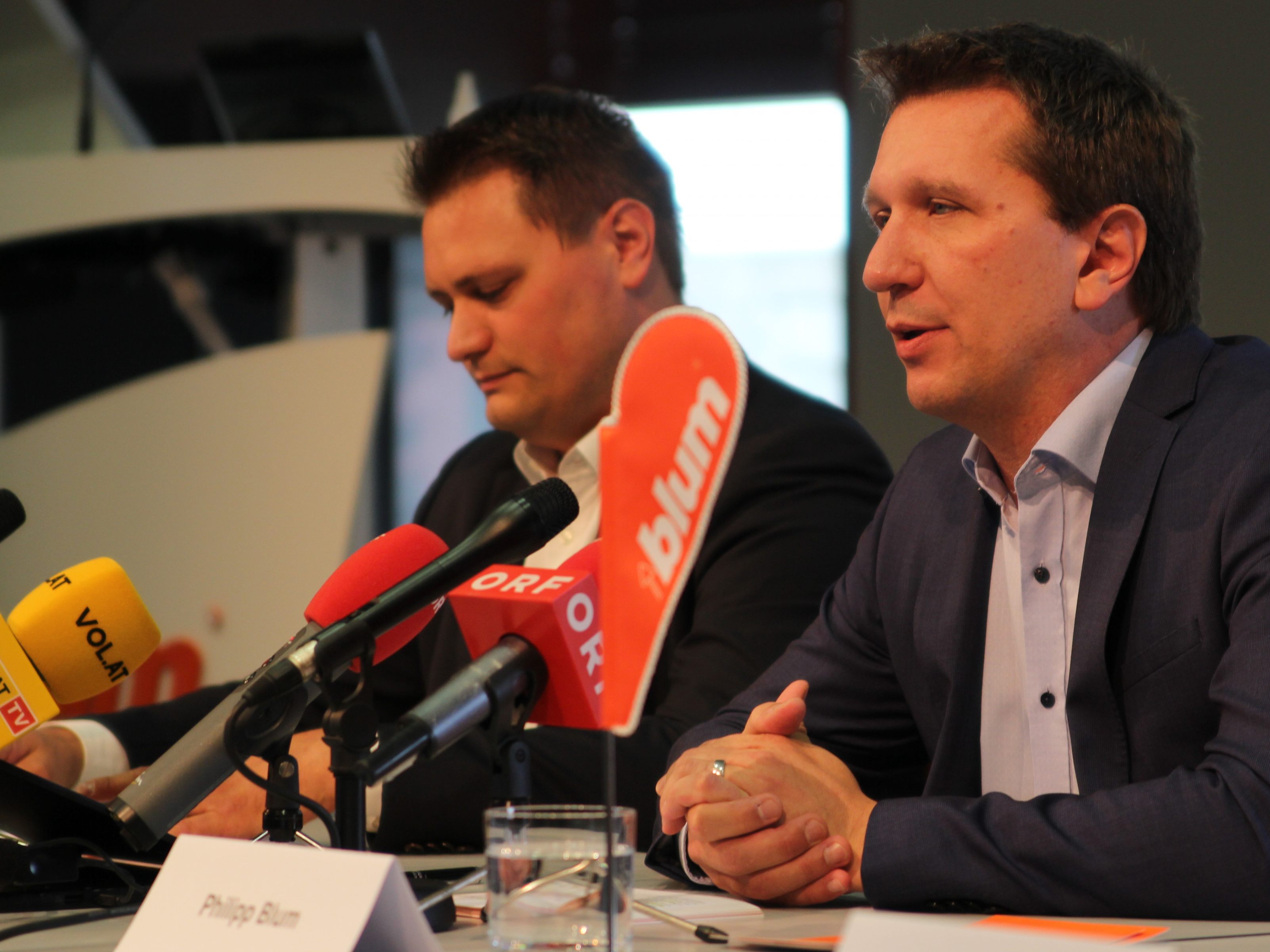 Die Geschäftsführer Martin (l.) und Philipp Blum (r.)