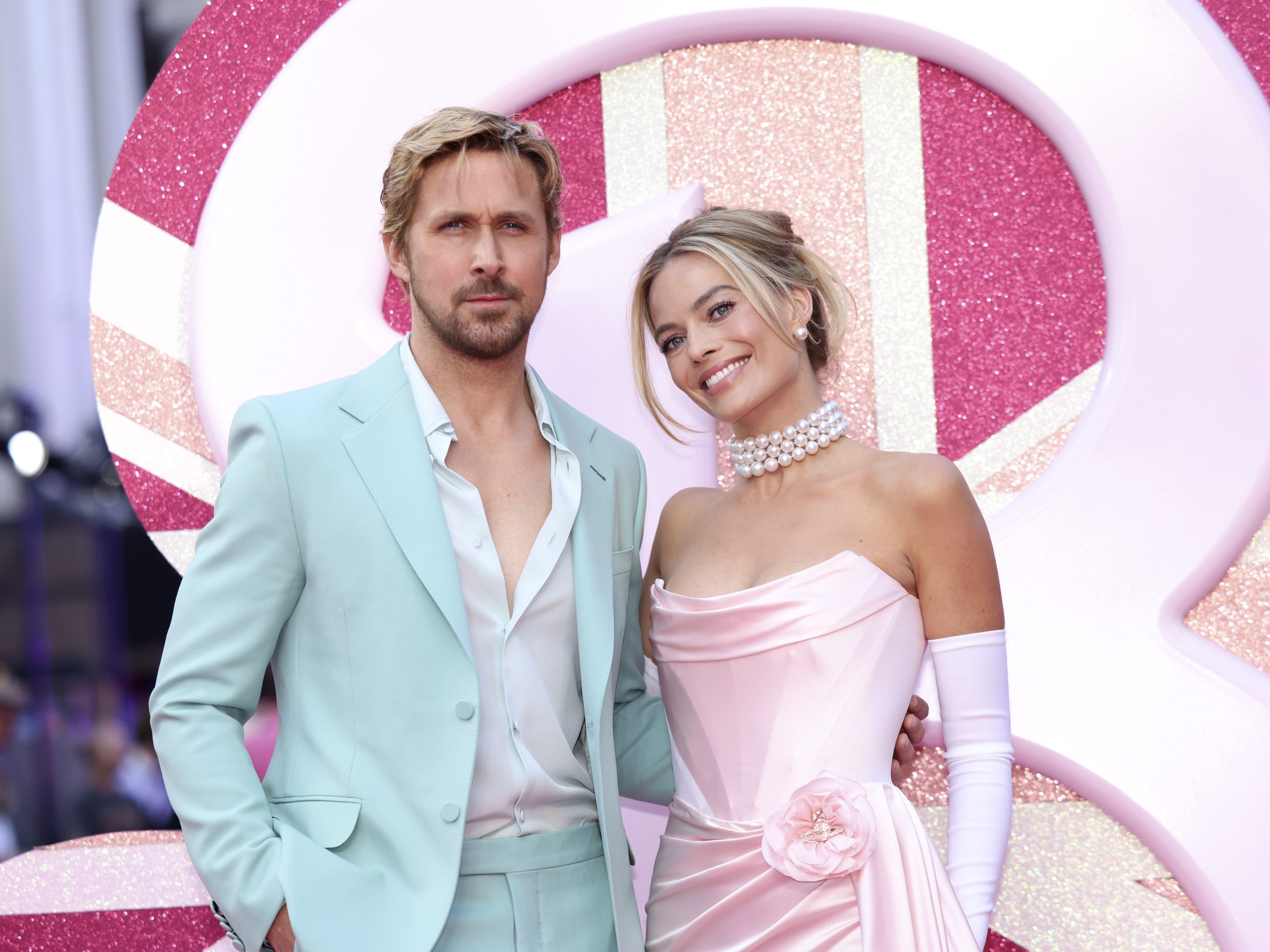 Ryan Gosling und Margot Robbie bei der Premiere. Ryan Gosling und Margot Robbie bei der Premiere.