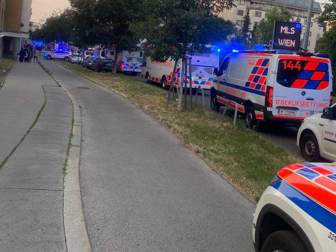 Großeinsatz in Wien-Favoriten.