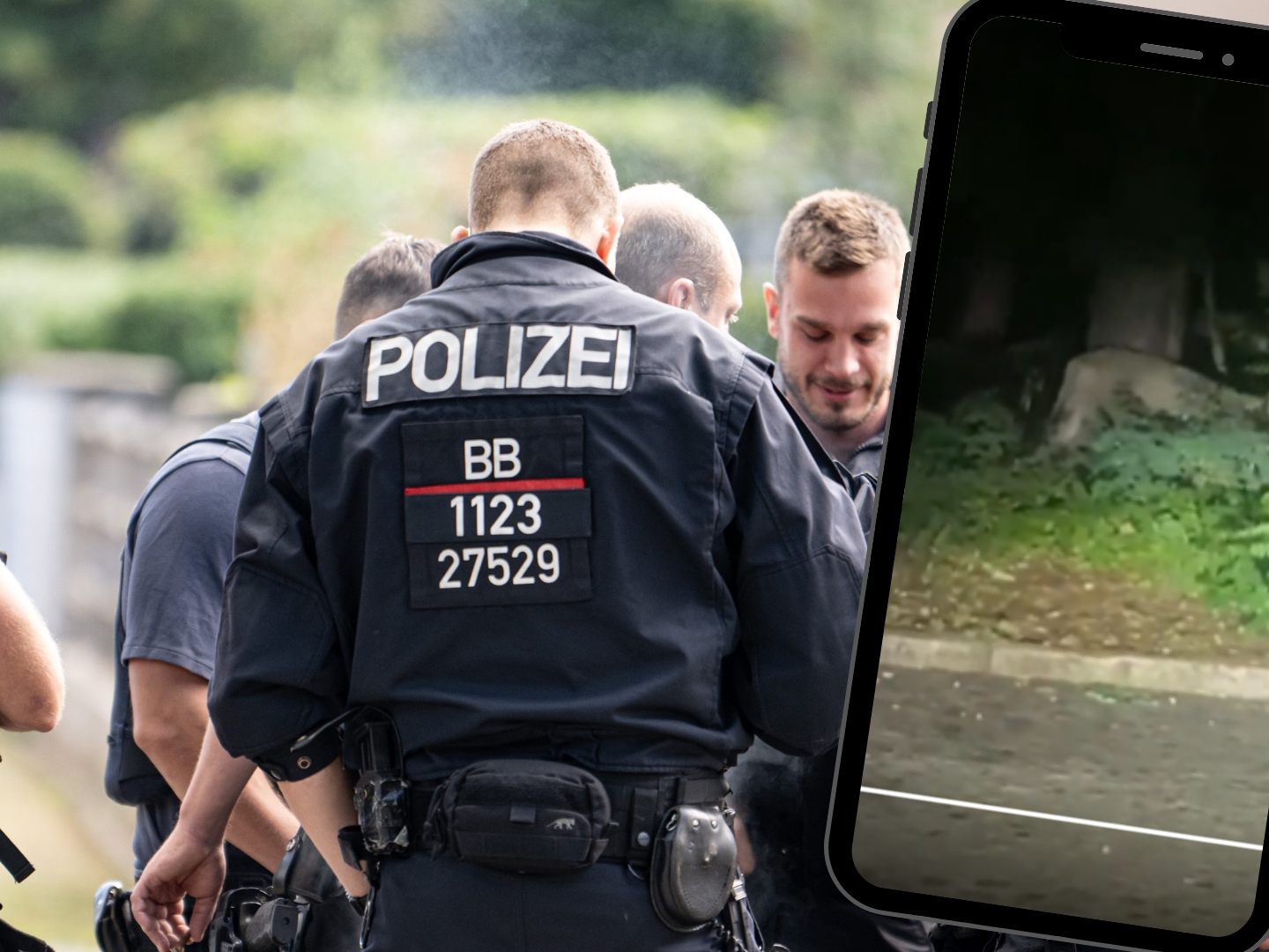 Die Polizei ist auf der Suche nach der Raubkatze. Die Polizei ist auf der Suche nach der Raubkatze.