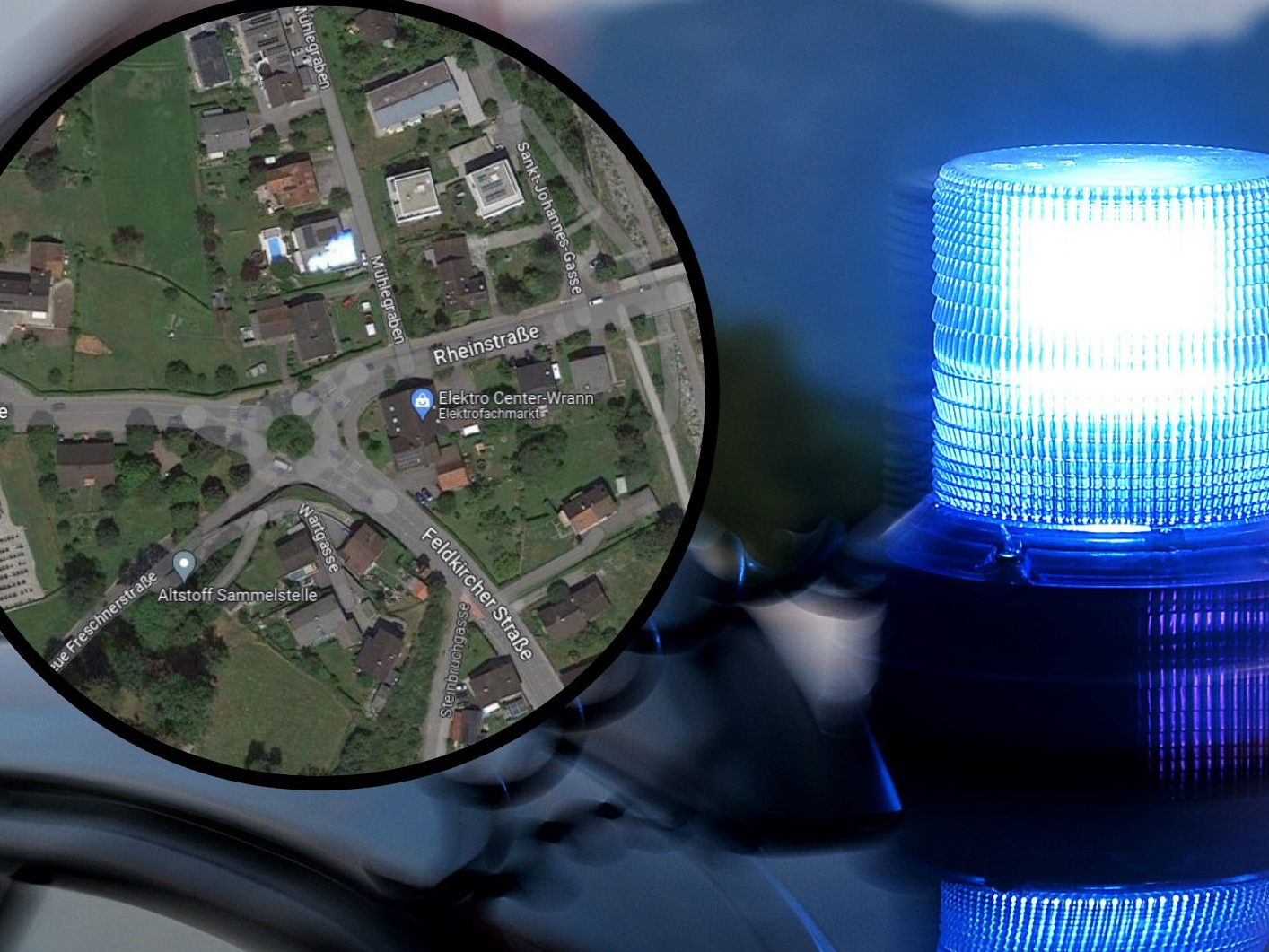 Nach einem Unfall in Feldkirch sucht die Polizei nach Zeugen.
