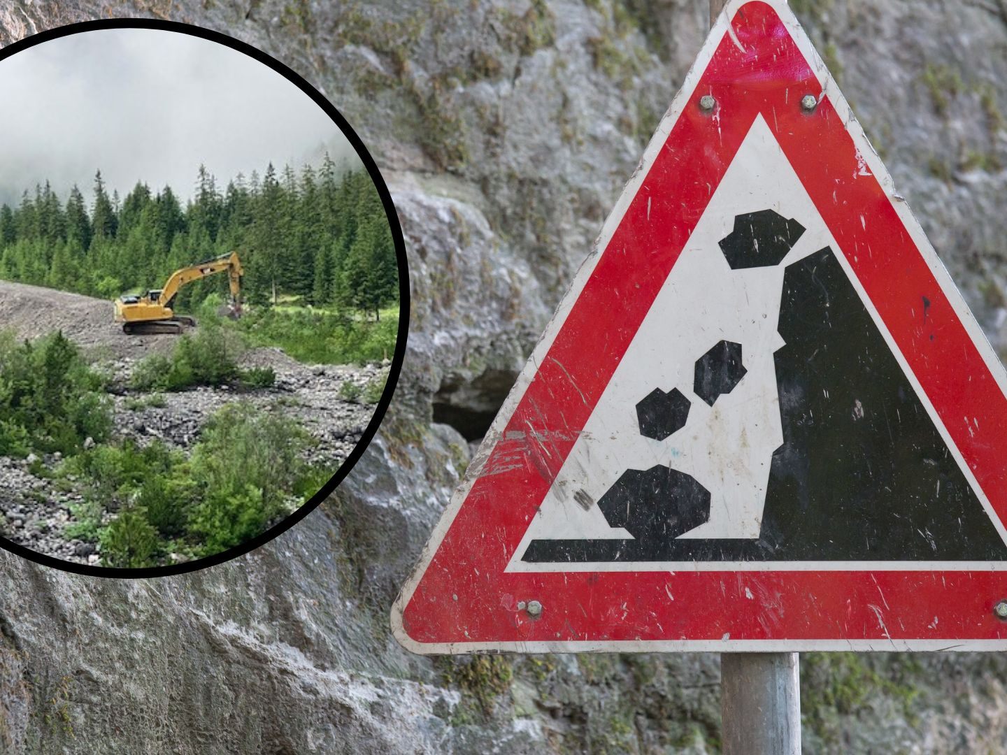 Nach einem Felssturz ist die Straße zur Lünersee-Seilbahn in Brand wieder geöffnet.