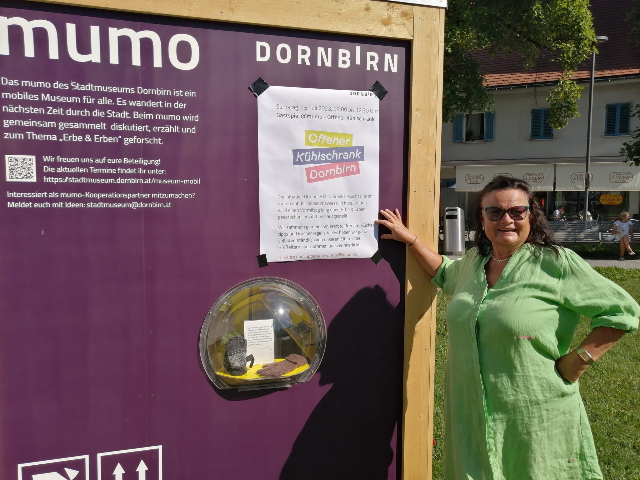 Der offene Kühlschrank gab ein Gastspiel beim mumo. Der offene Kühlschrank gab ein Gastspiel beim mumo.