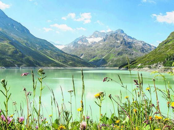 Die erste Wanderung führt rund um den Silvretta-Stausee. Foto: Patrick Säly Die erste Wanderung führt rund um den Silvretta-Stausee. Foto: Patrick Säly