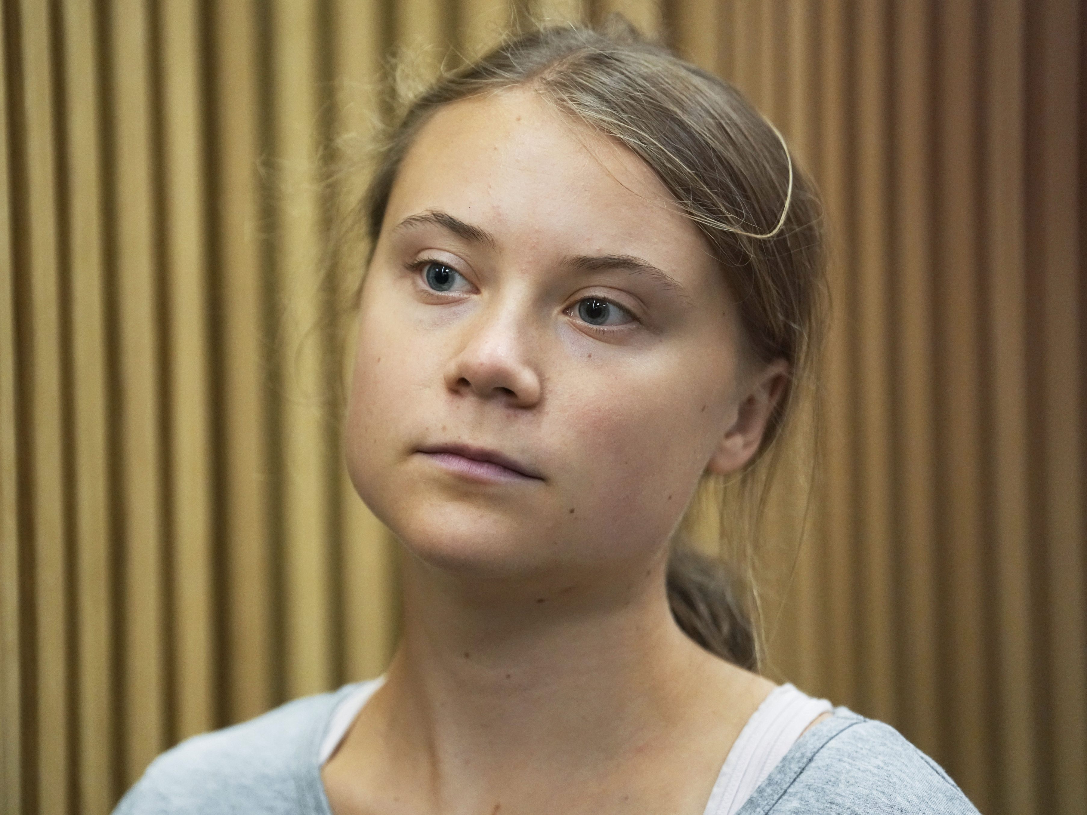 Greta Thunberg stand am Montag vor Gericht. Greta Thunberg stand am Montag vor Gericht.
