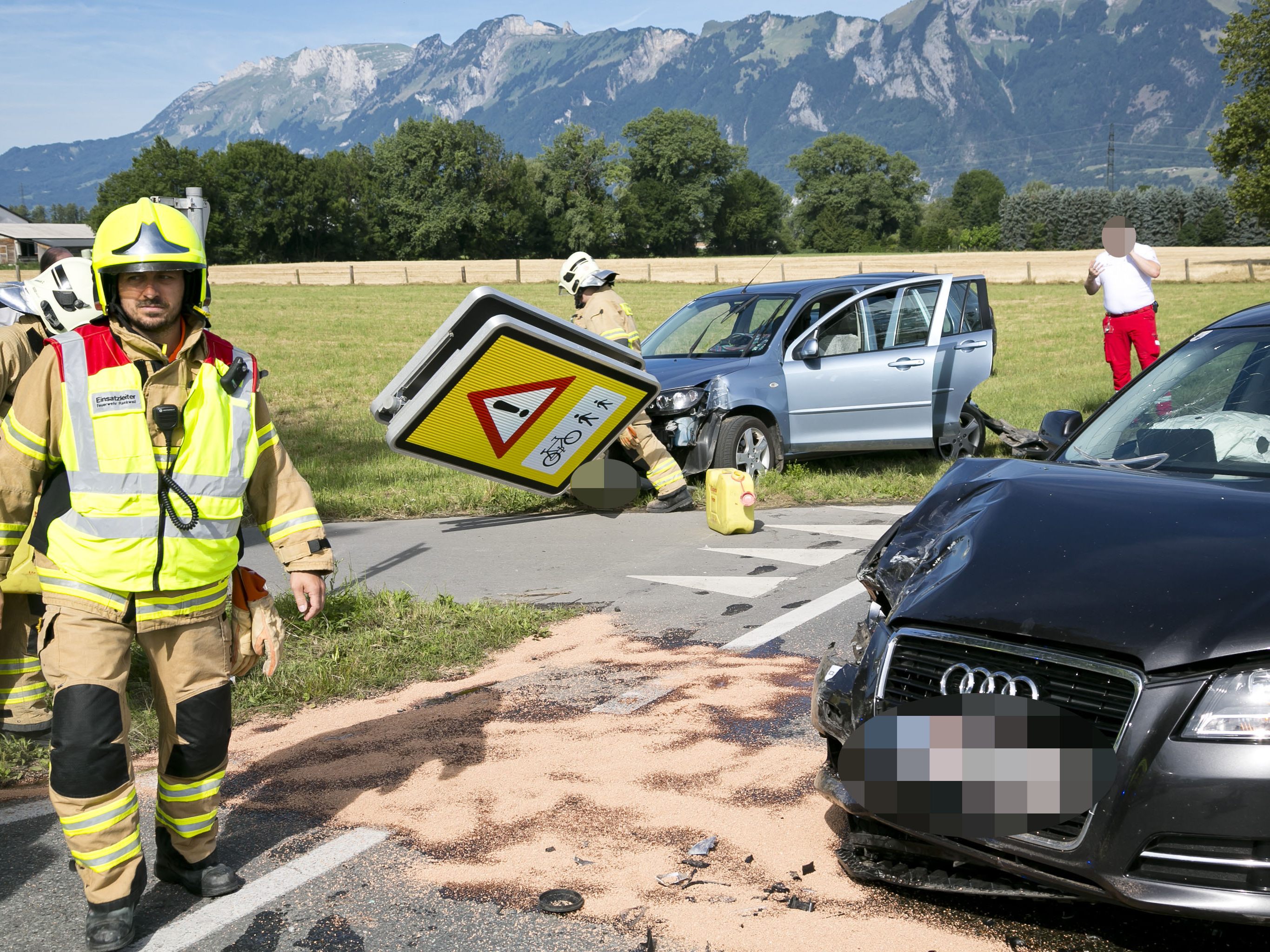 Unfall in Rankweil.