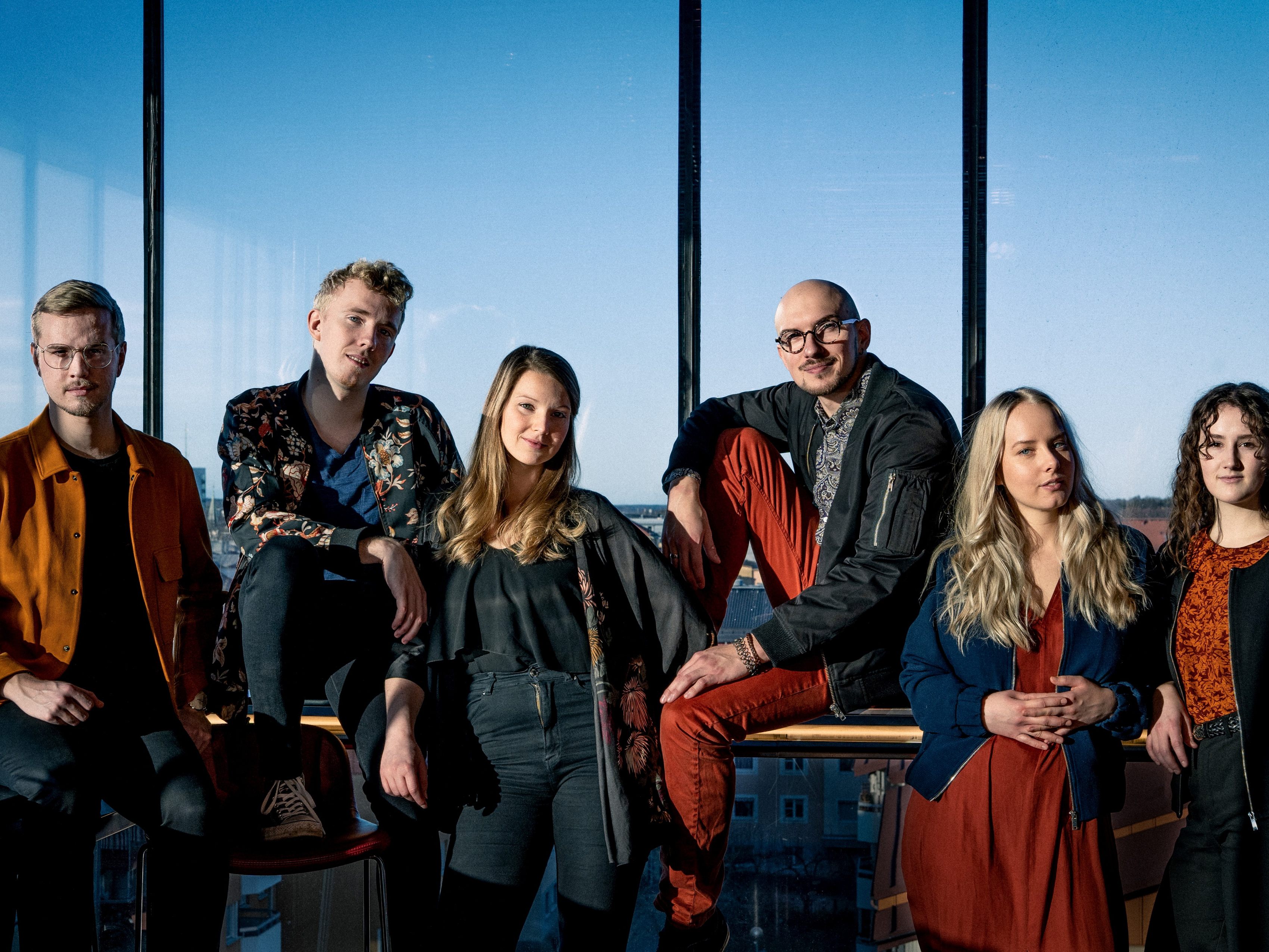 Aus Schweden kommt die A-cappella-Gruppe AORA. Aus Schweden kommt die A-cappella-Gruppe AORA.