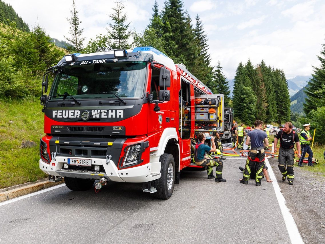 Die Feuerwehr musste am Montagmitag zu einem Einsatz in Au ausrücken.