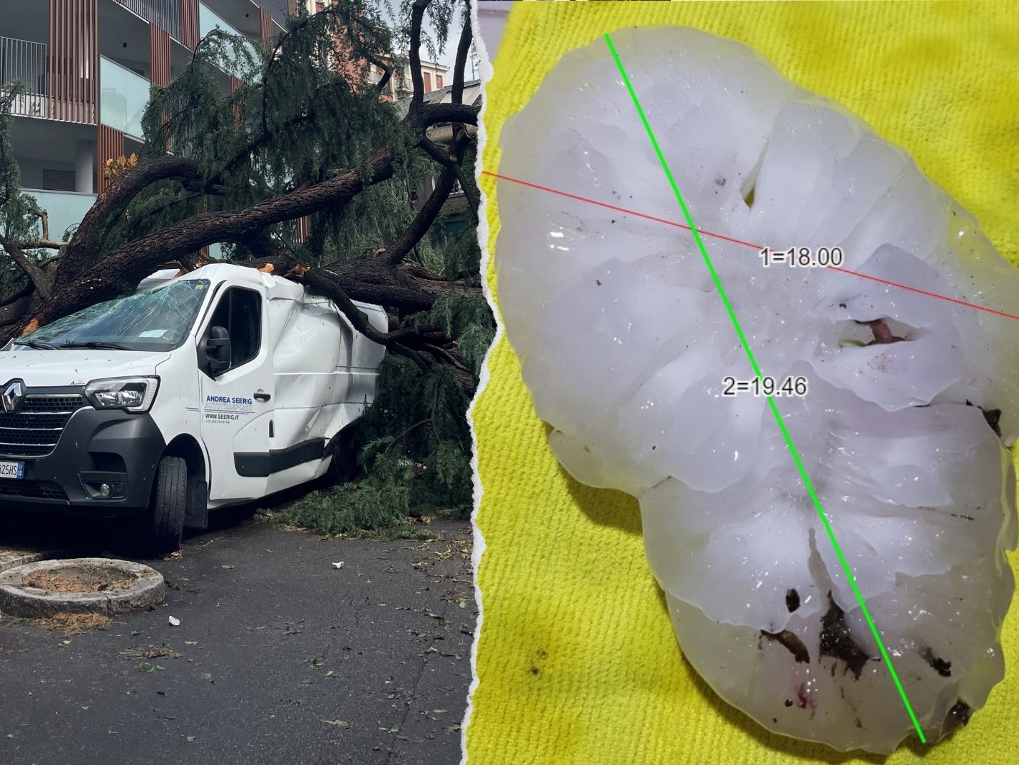 Heftige Unwetter fegen über Italien.