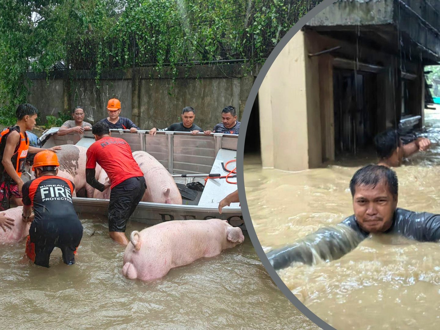 Super-Taifun "Doksuri" traf auf den Philippinen ein. Super-Taifun "Doksuri" traf auf den Philippinen ein.