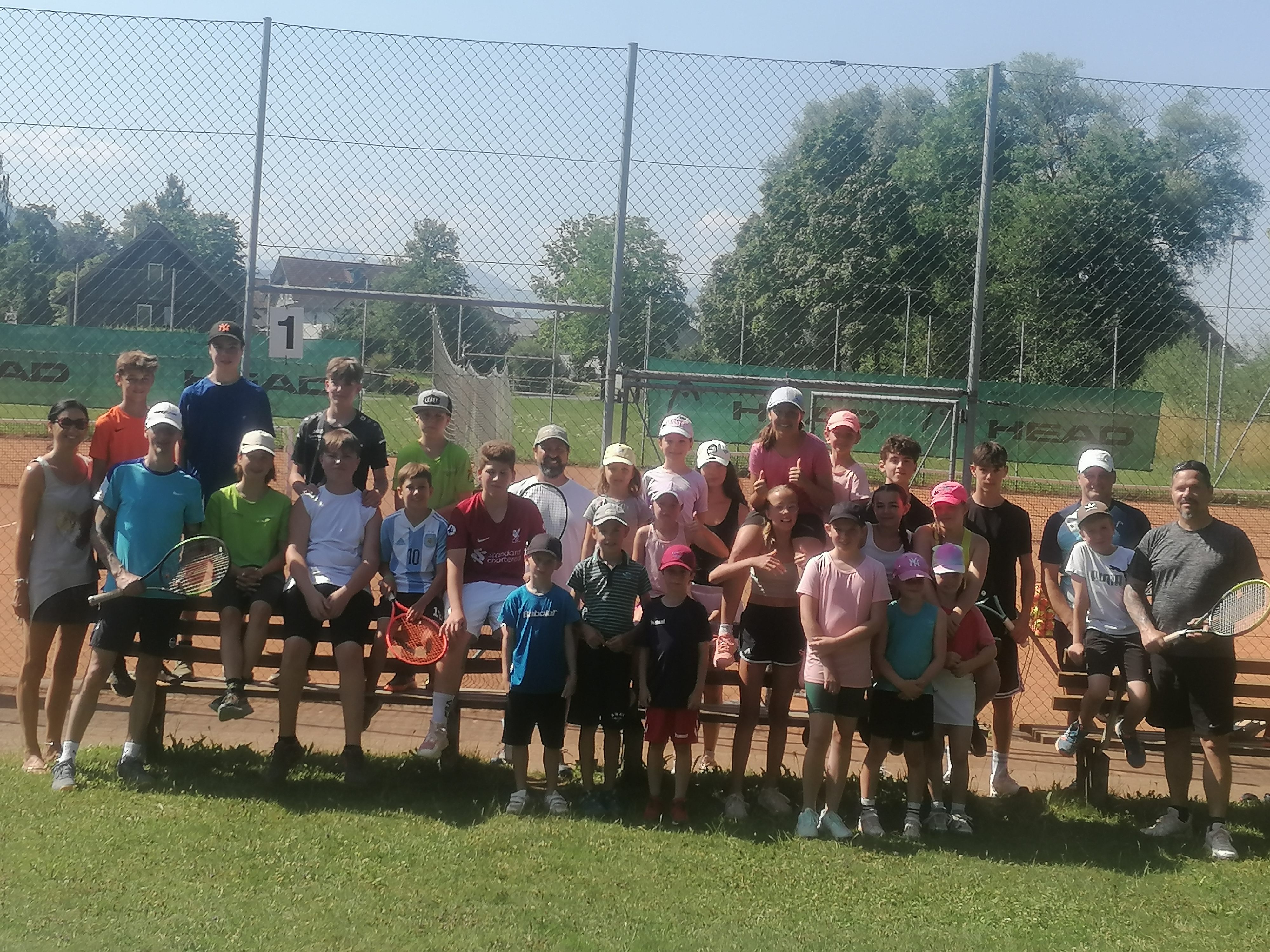 Das Kindercamp des TC Hörbranz erfreute sich wieder großer Beliebtheit.