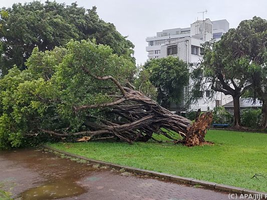 Verwüstungen durch Taifun "Khanun" auf Okinawa