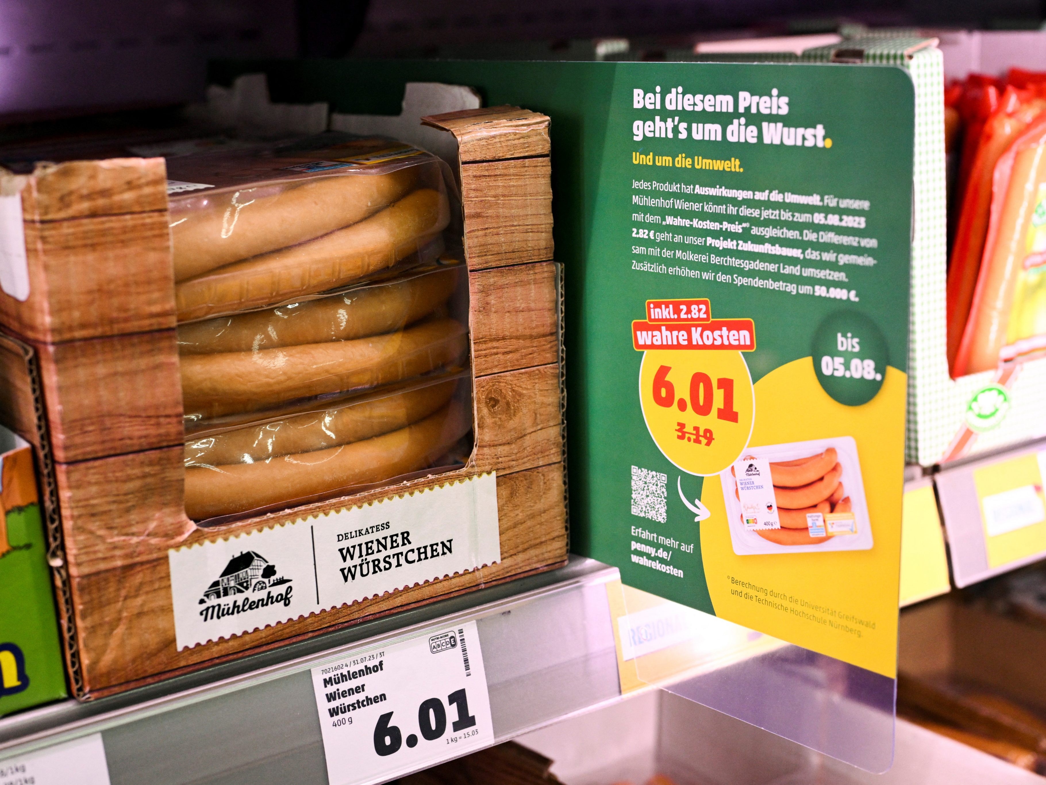 Penny kassiert eine Woche lang die "wahren Preise" bei einigen Produkten. Penny kassiert eine Woche lang die "wahren Preise" bei einigen Produkten.