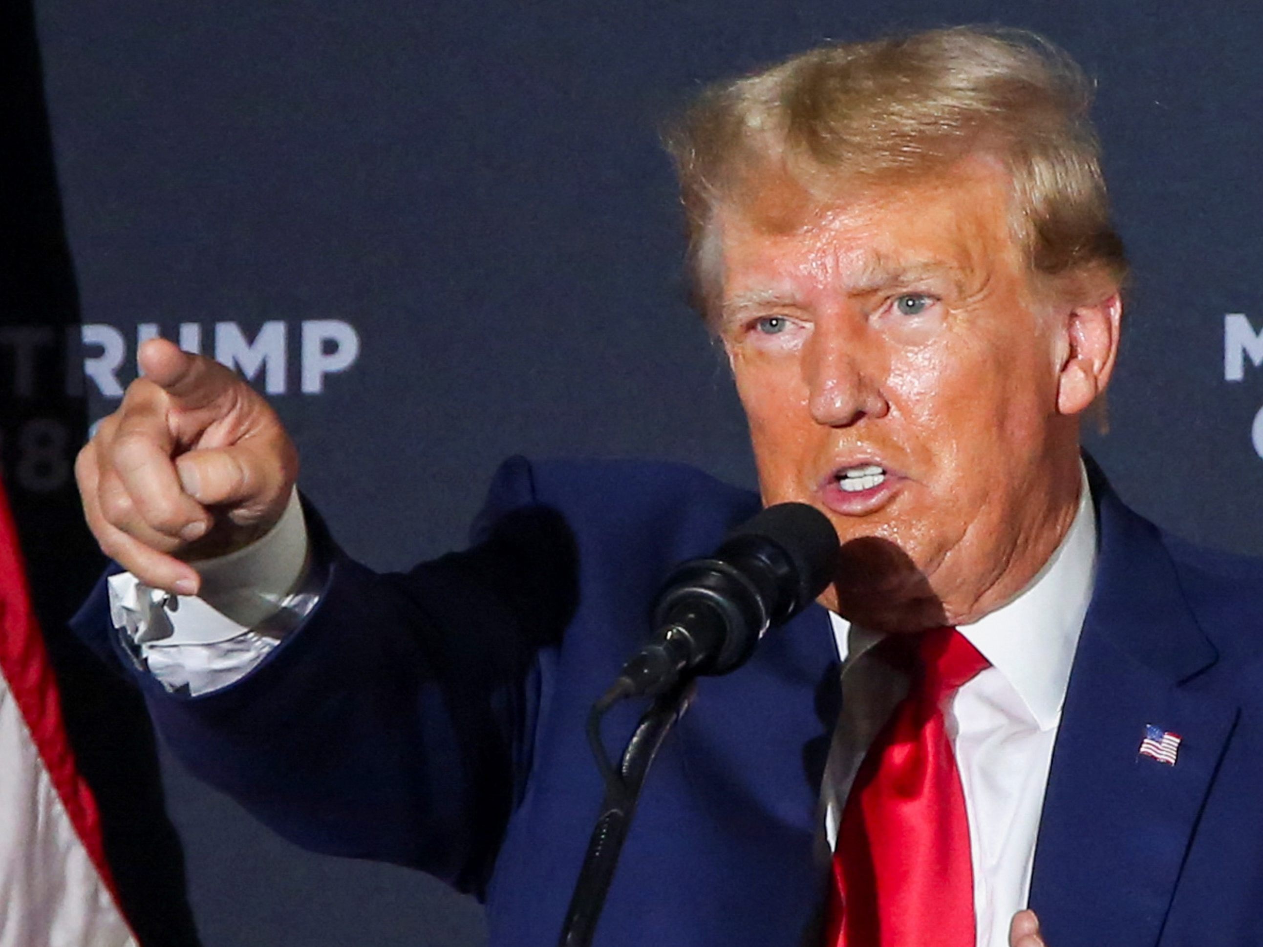 Ex-US-Präsident Donald Trump wurde vor Gericht ausfallend. Ex-US-Präsident Donald Trump wurde vor Gericht ausfallend.