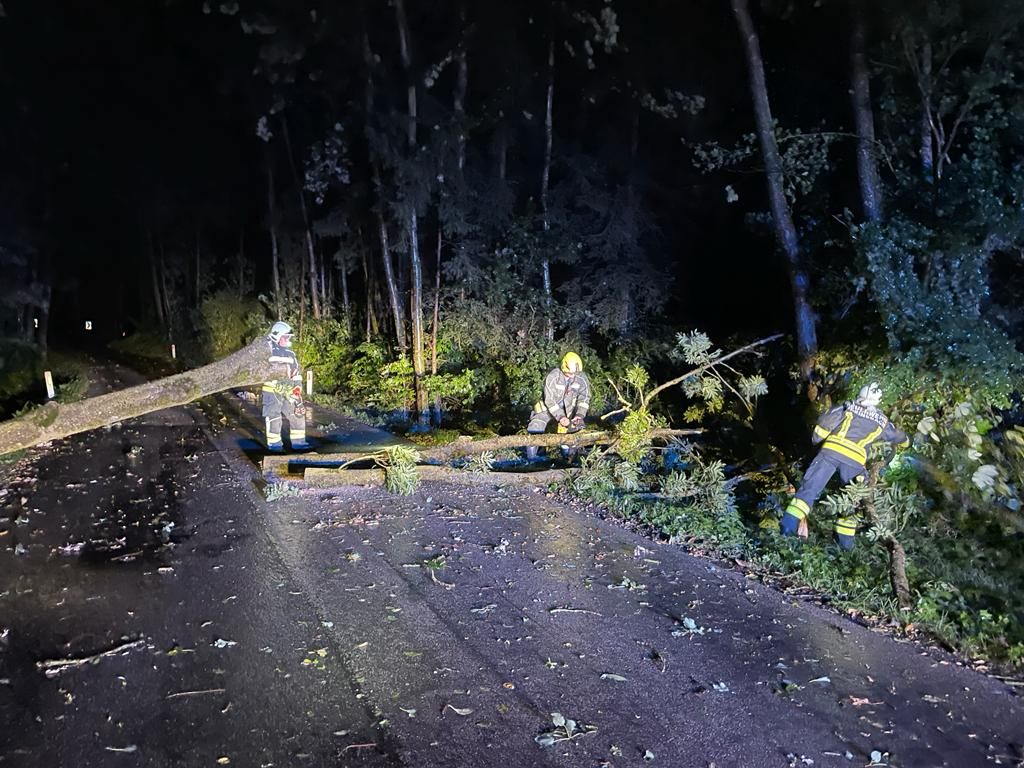 Die Einsatzkräfte waren bei dem Unwetter im Bezirk Amstetten gefordert.