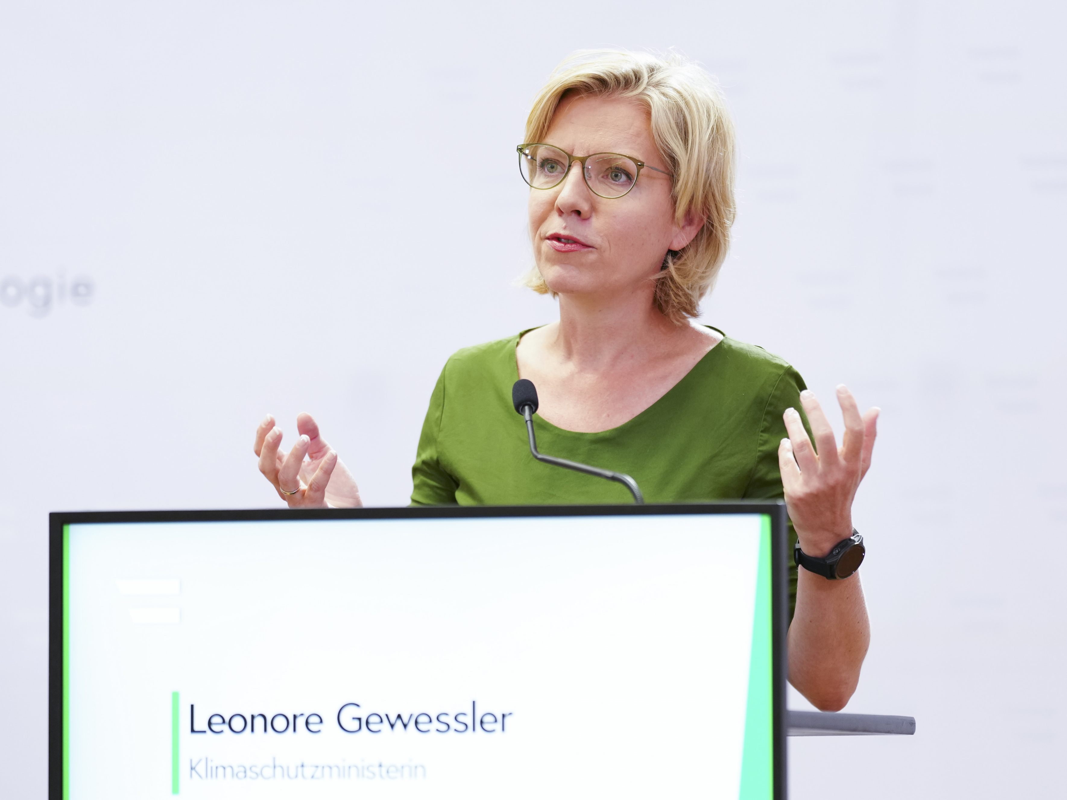 Gewessler sieht emissionsintensive Industriebetriebe auf einem guten Weg. Gewessler sieht emissionsintensive Industriebetriebe auf einem guten Weg.