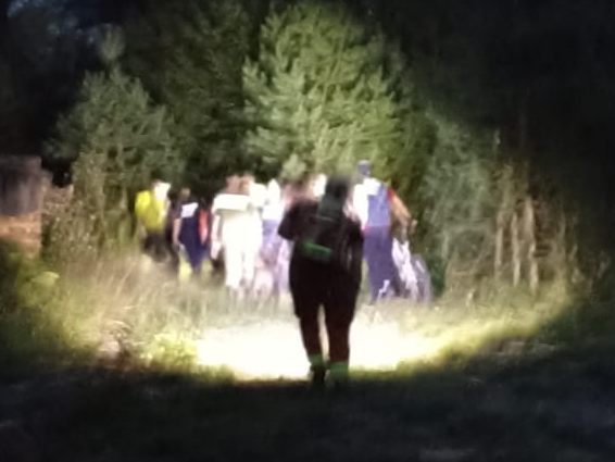 Sucheinsatz mit Hunden und Hubschraubern in Kärnten. Sucheinsatz mit Hunden und Hubschraubern in Kärnten.
